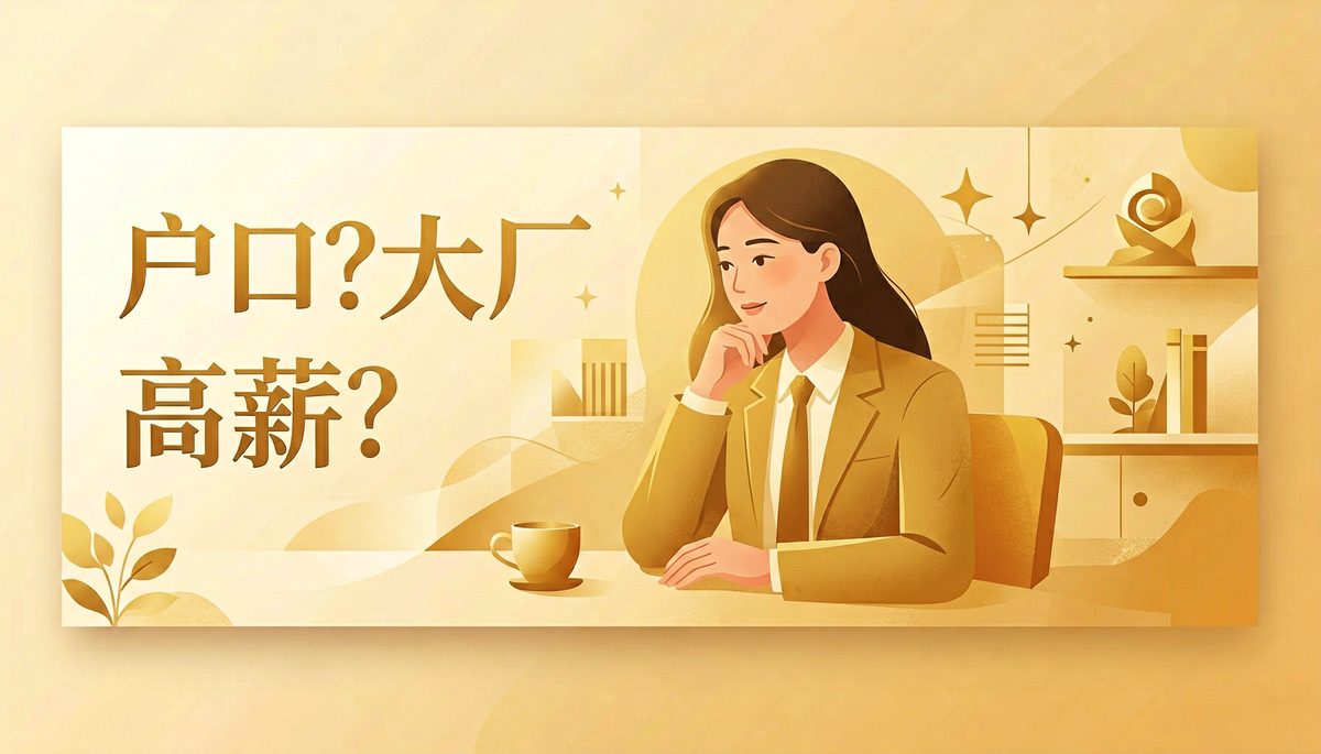 户口?大厂?高薪?生活?聊聊应届程序员的职业选择